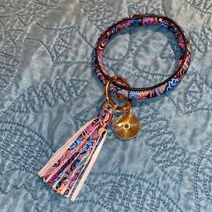 Vibrant colors Wristlet Keyring Bangle